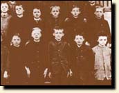 School class photograph in Munich, 1889